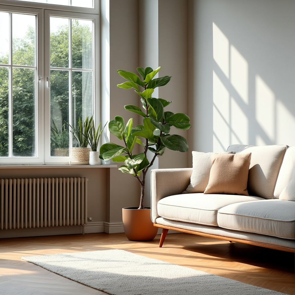 Kunstig Klassisk Fiolinfiken 120 cm