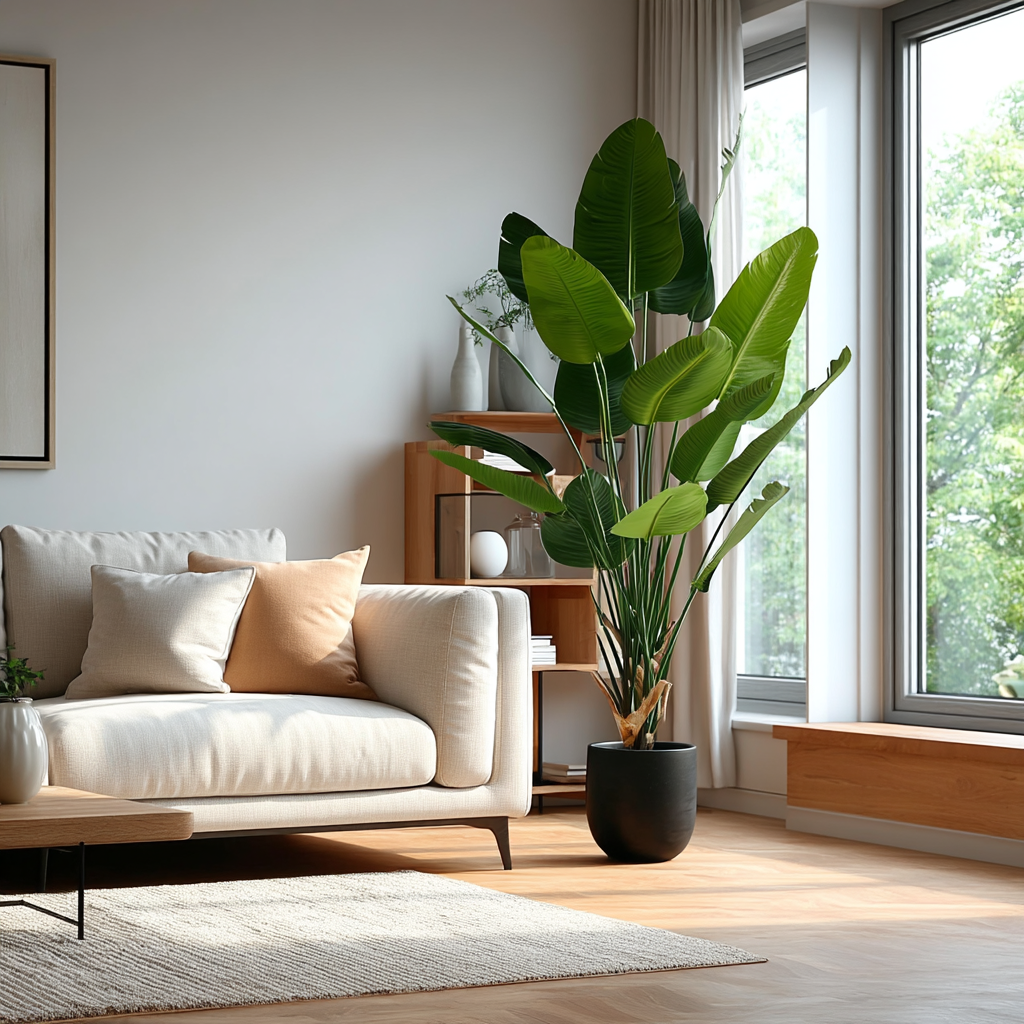 Kunstig Sterlitzia Deluxe 210 cm