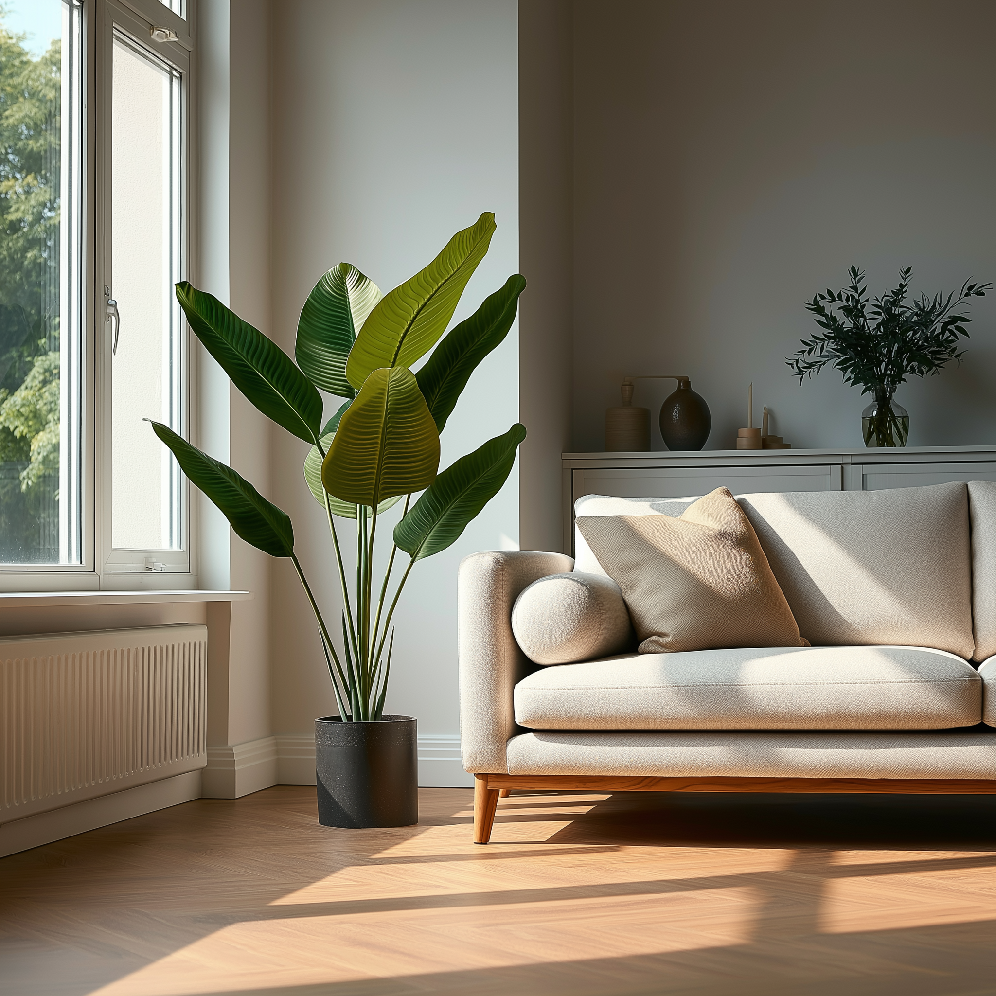 Kunstig Strelitzia 120cm