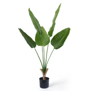 Kunstig Strelitzia Deluxe 120 cm